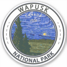 Wapusk Nationalpark Nordlichter Vintag