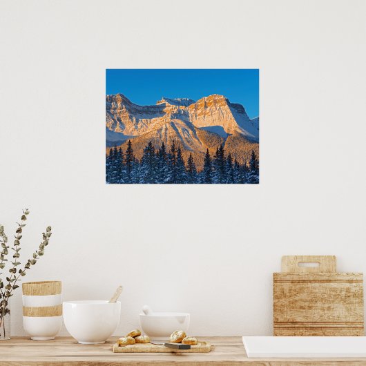 Waputik Range in den kanadischen Rocky Mountains Poster (Küche)
