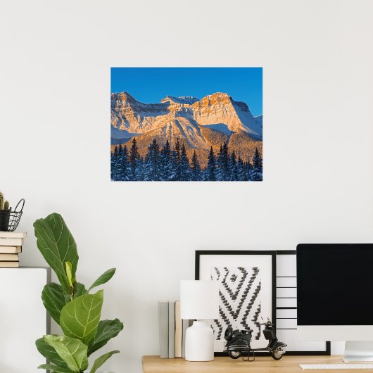Waputik Range in den kanadischen Rocky Mountains Poster (Heimbüro)