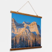 Waputik Range in den kanadischen Rocky Mountains Wandteppich Mit Holzrahmen (Gewinkelt)