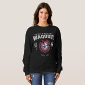 Waquoit Massachusetts Cape Cod MA Nautical Beach S Sweatshirt (Vorne ganz)