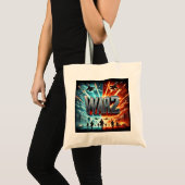 WAR2 Action Movie Tote Bag - Hrithik Roshan Jr NTR Tragetasche (Vorderseite (Produkt))
