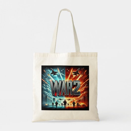 WAR2 Action Movie Tote Bag - Hrithik Roshan Jr NTR Tragetasche (Rückseite)