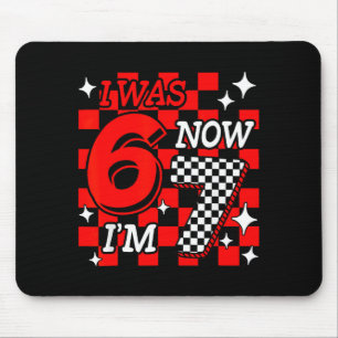 War 6 7 Jahre alt lustig 67 Meme 7. Geburtstag Jun Mousepad