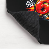 War 6 7 sechs sieben Auto-Rennfahrer 67 Meme-Gebur Mousepad (Ecke)