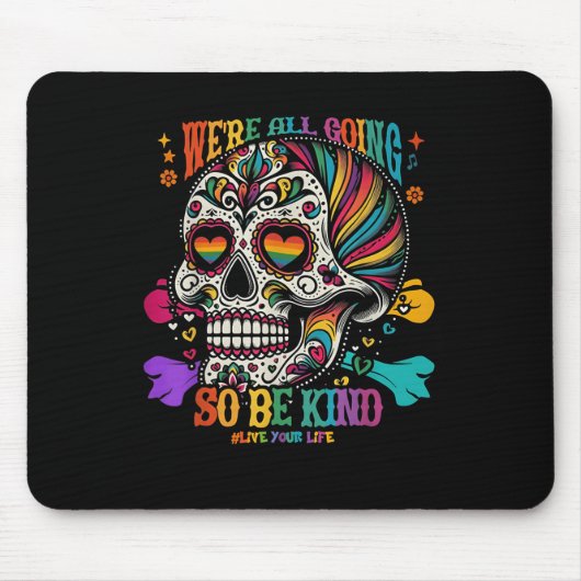 War alles so nett Zuckerhut Rainbow Quot Mousepad (Vorne)