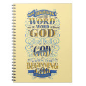 War am Anfang das Wort Notizblock (Vorderseite)