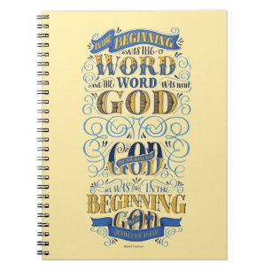 War am Anfang das Wort Notizblock