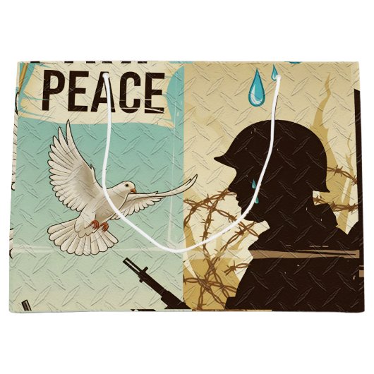 War and Peace Große Geschenktüte (Vorderseite)