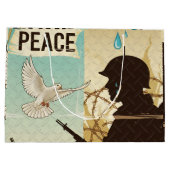 War and Peace Große Geschenktüte (Rückseite)