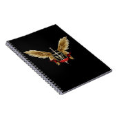 War Angel Academy Spiral Notebook Notizblock (Rechte Seite)