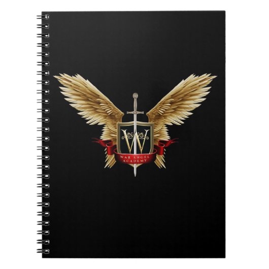 War Angel Academy Spiral Notebook Notizblock (Vorderseite)