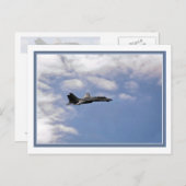 War Bird Jet Postkarte (Vorne/Hinten)