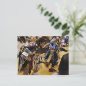 War Dance National American PowWow Postkarte (Stehend Vorderseite)