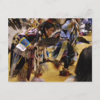 War Dance National American PowWow Postkarte