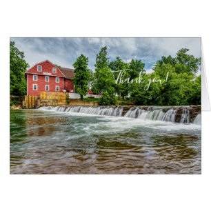 War Eagle Mill and Waterfall Danke Karte