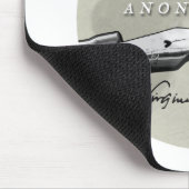 War ein Zitat Frau ~ Virginias Woolf circl anonym Mousepad (Ecke)