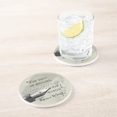 War ein Zitat Frau ~ Virginias Woolf circl anonym Sandstein Untersetzer (Seite)