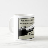 War eine Frau anonym Kaffeetasse (Vorderseite Links)