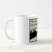 War eine Frau anonym Kaffeetasse (Links)
