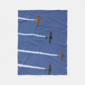 War Flugzeug Fleece Blanket (Vorderseite)