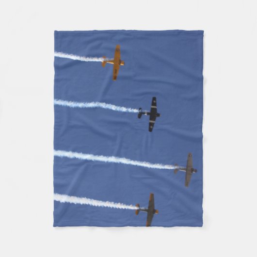 War Flugzeug Fleece Blanket (Vorderseite)