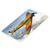 War Flugzeug Premium Flexi Magnet (Linke Seite)