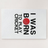 WAR GEBOREN, KRICKET ZU SPIELEN PUZZLE (Horizontal)