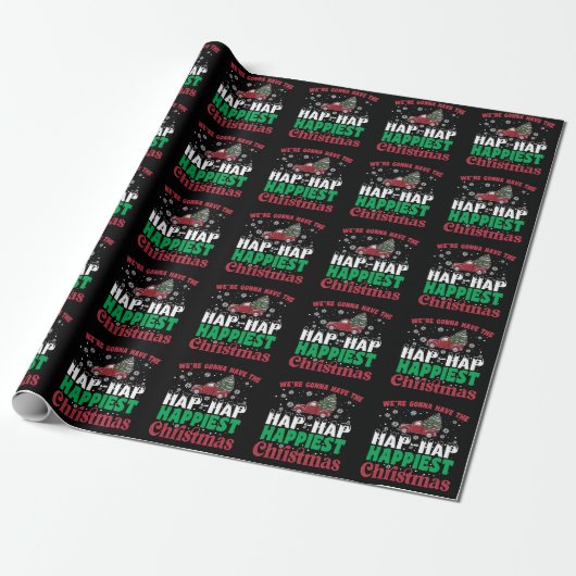 War Gonna haben die Hap Hap glücklichsten Weihnach Geschenkpapier (Ungerollt)