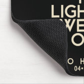 War in Ohio Total Solar Eclipse 2024 Mousepad (Ecke)