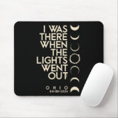 War in Ohio Total Solar Eclipse 2024 Mousepad (Mit Mouse)