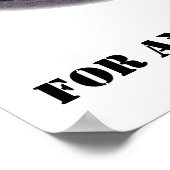 War is not healthy... poster (Ecke)