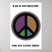 War is not healthy... poster (Vorne)