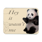 War nicht ich Panda Magnet (Horizontal)