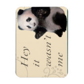 War nicht ich Panda Magnet (Vertikal)