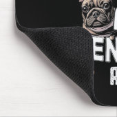 War Normal 2 Frenchies vor Fun Französisch Bulldog Mousepad (Ecke)