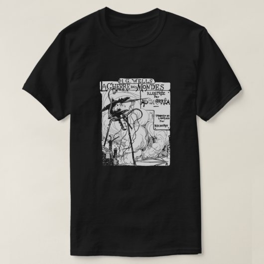 War of the Worlds, H G Wells, Classic T-Shirt (Design vorne)