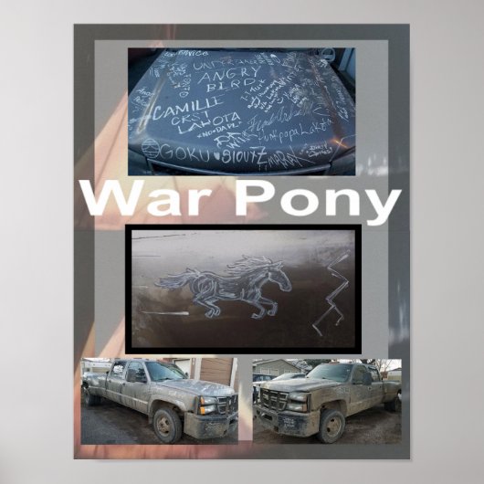 War Pony Small Poster (Vorne)