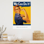 War-Poster-30: Rosie The Riveter Poster (Küche)