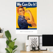 War-Poster-30: Rosie The Riveter Poster (Heimbüro)