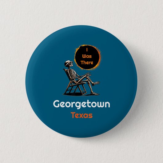 War Sonnenfinsternis Georgetown Texas Da Button (Vorderseite)