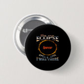 War Sonnenfinsternis Spencer Indiana Da Button (Vorne & Hinten)