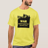 WAR-Wofür ist es gut? Roter T - Shirt für Männer 2 (Vorderseite)