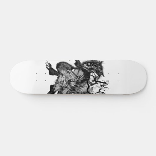 War Wolf Skate Deck Skateboard (Horizontal)