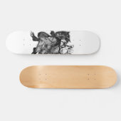 War Wolf Skate Deck Skateboard (Horizontal)