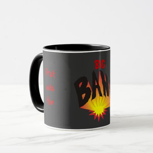 War zuerst Big Bang… Tasse (Vorderseite Links)