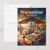Waraniéné Webdorf Côte d'Ivoire Postkarte (Vorne/Hinten)