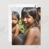 Warao Children of Venezuela Postcard Postkarte (Vorne/Hinten)