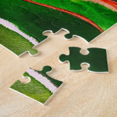 Waratah Australian native flower watercolor Puzzle (Seite)