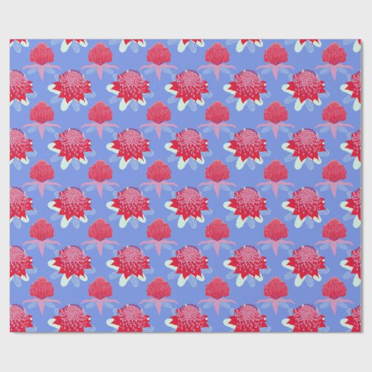 Waratah Geschenkpapier (Flach)